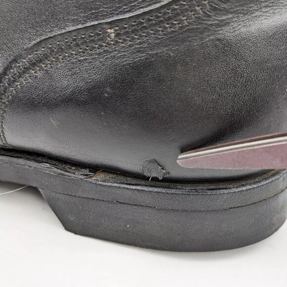 Vintage 1983 / 75 Black Combat Boot Size 9 1/2 9.5 Steel Toe 1-90 Army Military - Picture 10 of 10